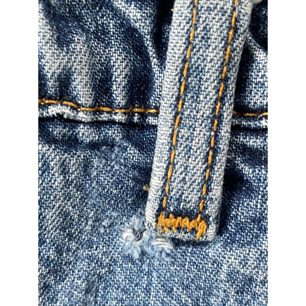 Polo Jeans Co. Mens 8 Relaxed Jean Blue Denim Distressed Faded Medium Wash Holes - Picture 9 of 16